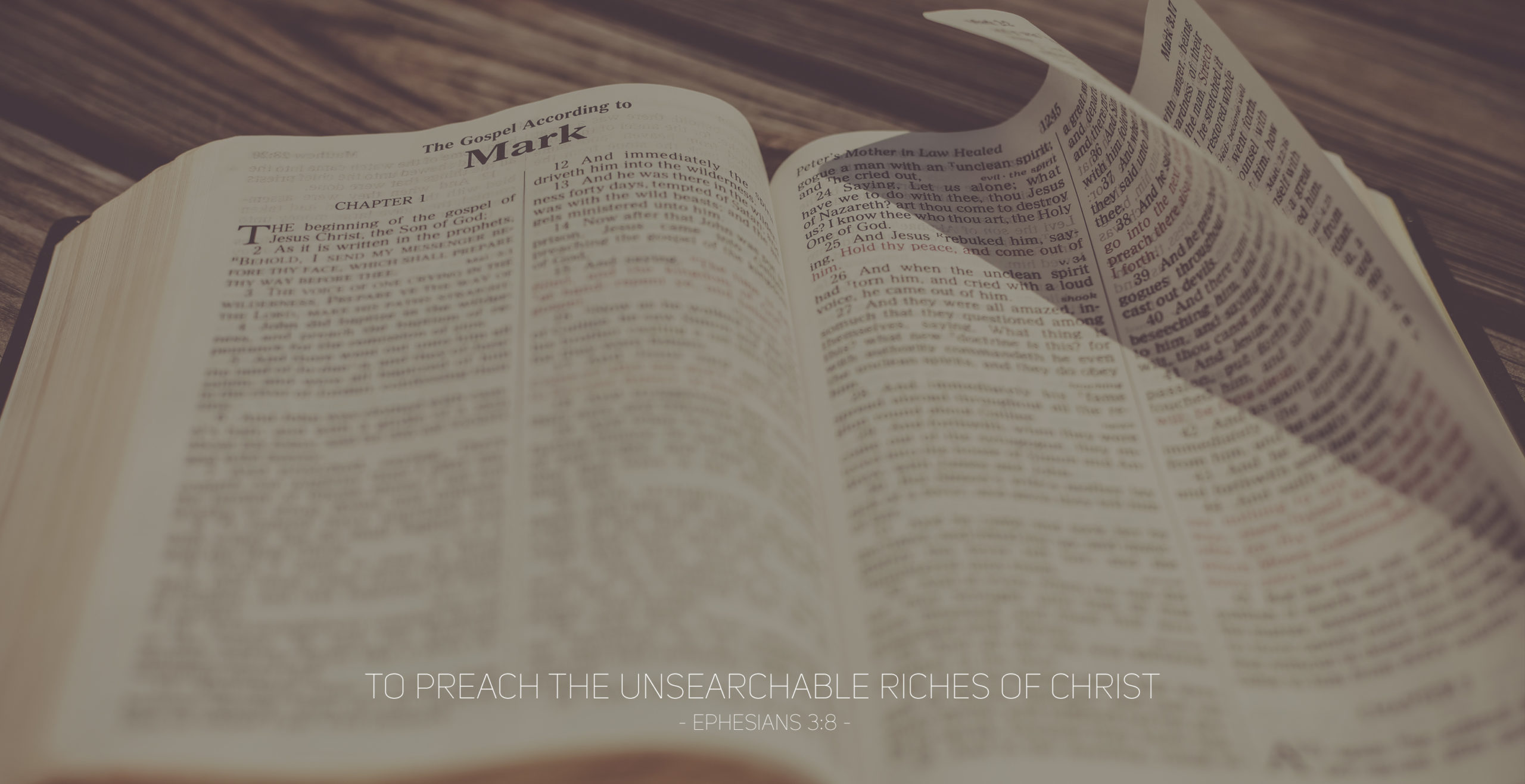 sermons – unsearchable riches 1